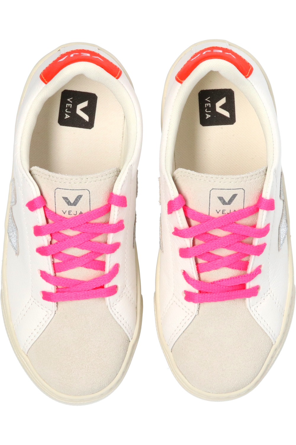 Veja esplar extra discount white orange fluo